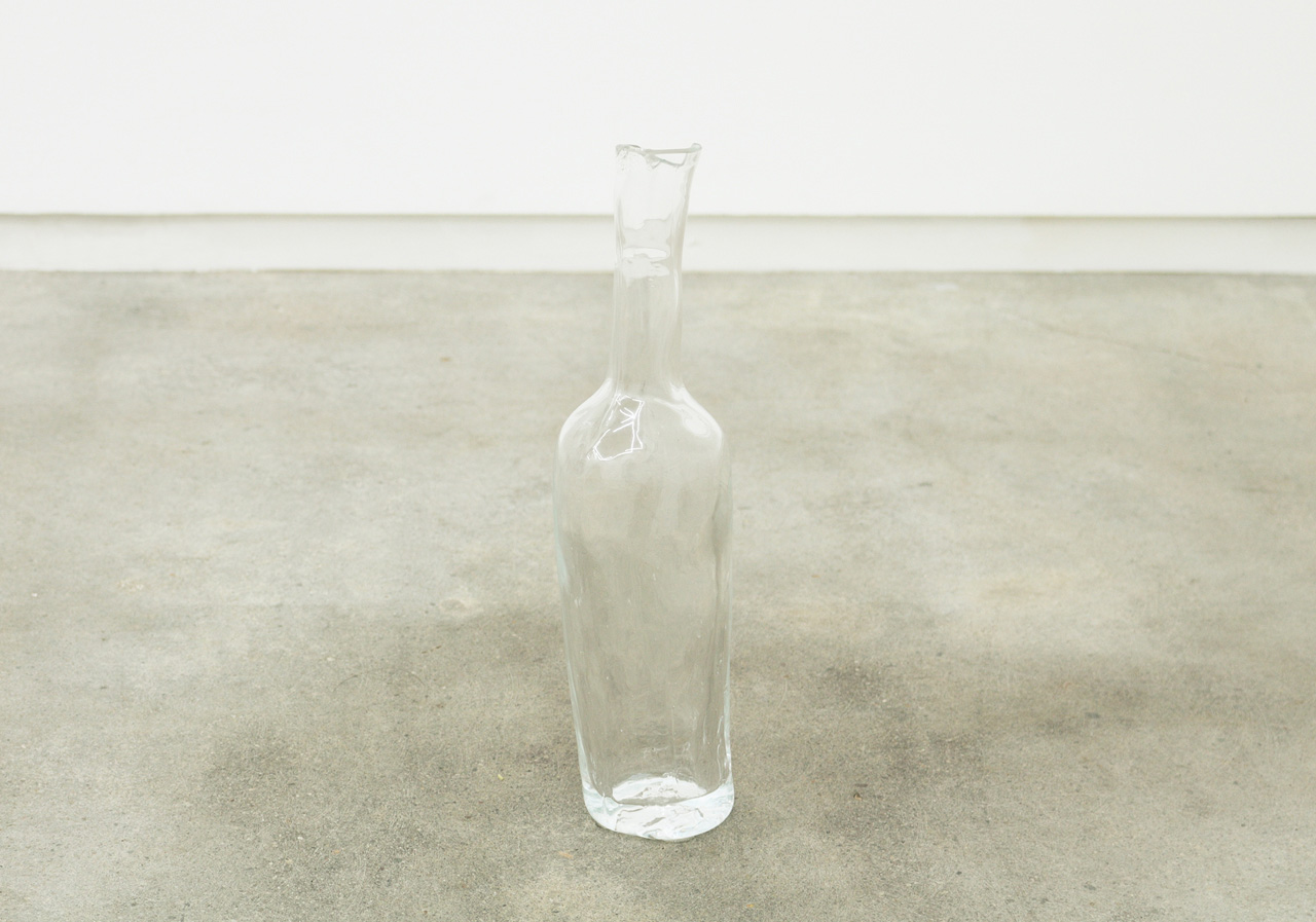 'A bottle of "Picturesque"' Blown glass 315×60×70 mm 2017