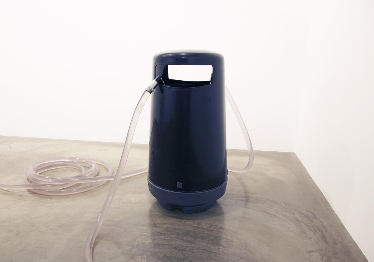 'River' Litter bin, pump, hosepipe, water, bell Dimensions variable 2013