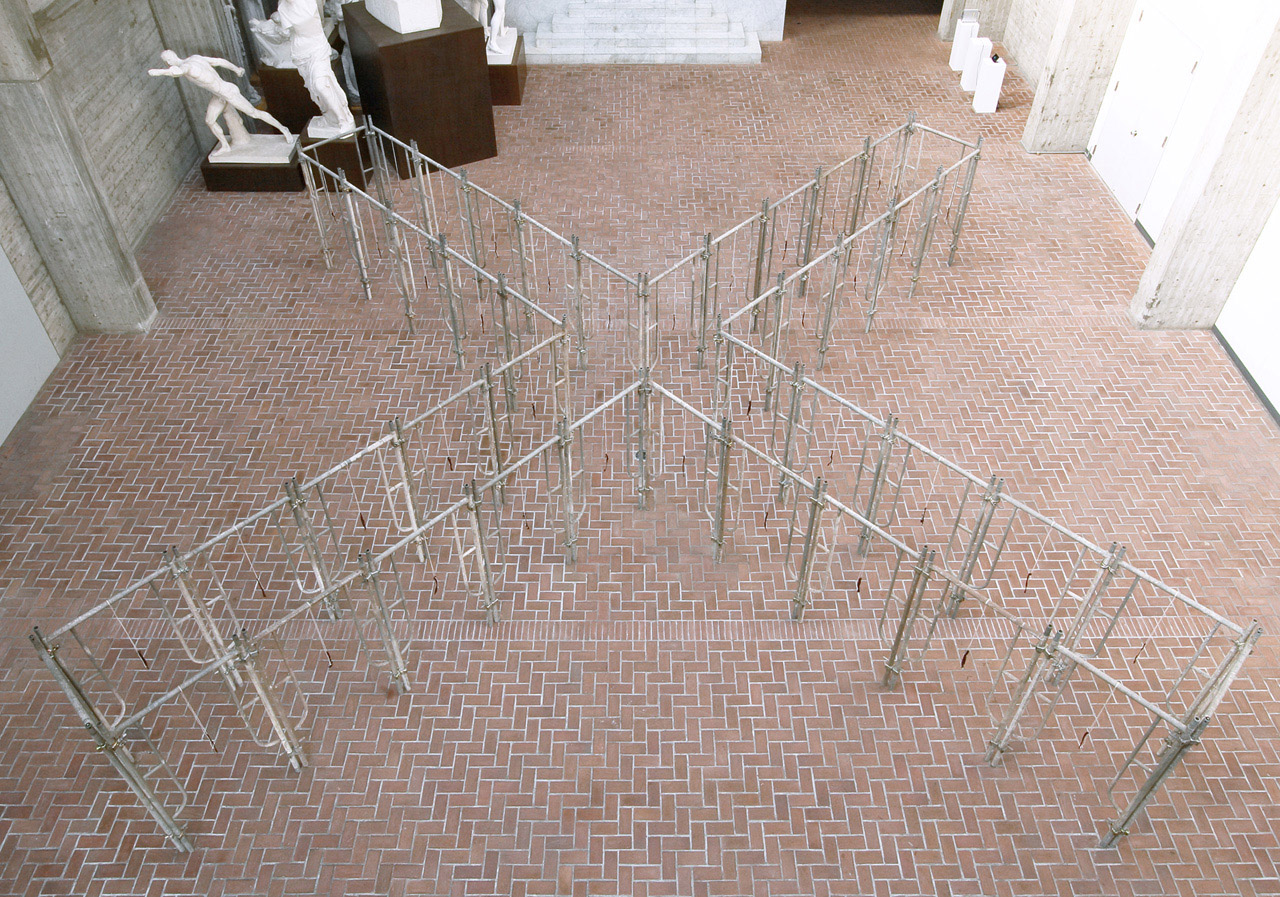 'Bakery dummy' Scaffolding, dried meat 2007