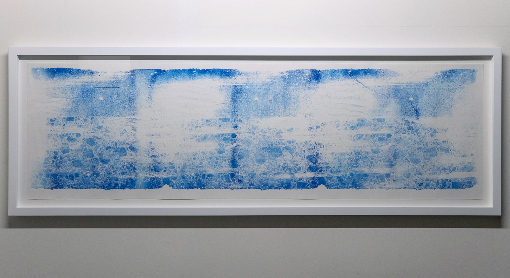 'Inner <em>Hakkei</em>(Clearing Weather)' 940×280mm Water-based lithograph 2023