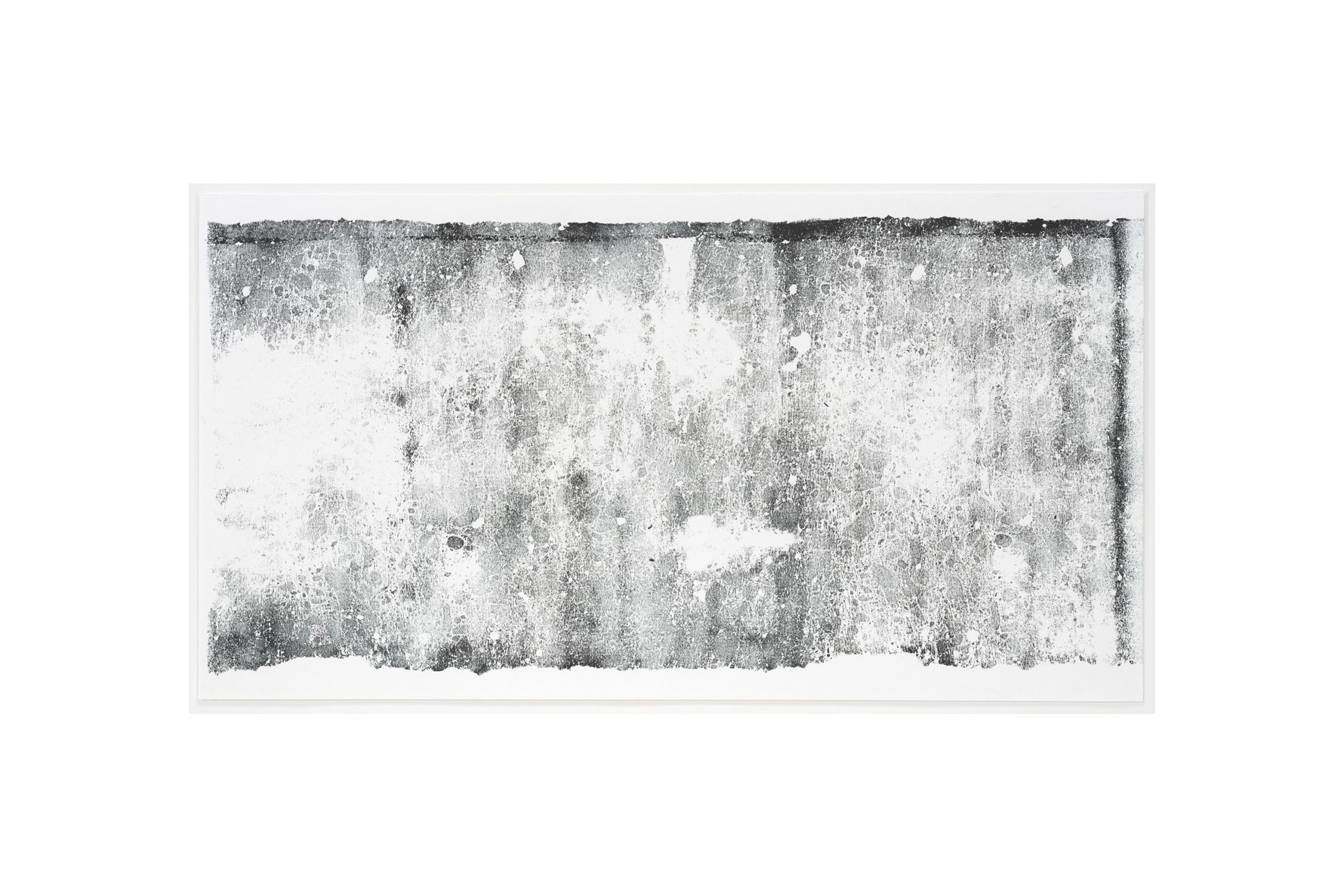 'Inner <em>Hakkei</em>(Night Rain)' 634×340mm Water-based lithograph 2023